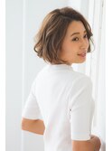 ゆるカジュアルミディアムパーマ