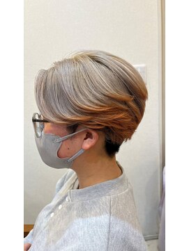 シャトン(chaton) 裾カラー☆オレンジ