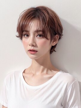 ノエ 柏東口店(Noe.) グレージュベージュショート/前髪パーマ/柏