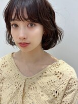 ホスタ 大阪梅田店(fosta)&nbsp;ベージュインナーカラーショートボブレイヤーミディアム前髪