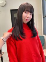 ジラソル(girasol)&nbsp;ブルーブラック/髪質改善/レイヤースタイル/ワイドバング