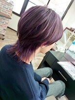 サロンドリアン(Salon de Lien)&nbsp;～Lien渡邊～マッシュウルフ×ヴァイオレットカラー