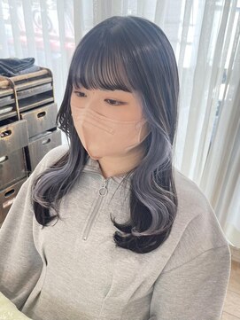 ネオリーブ チロル 横浜西口店(Neolive CiroL.) ペールラベンダー　インナー　デザインカラー　ケアブリーチ