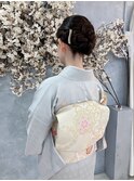 お呼ばれ訪問着着付け