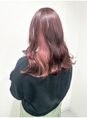 【Anli☆岩瀬萌】インナーカラー ベビーピンク ピンクラベンダー