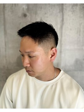 バーバーショップ ネオ セカンド(BARBERSHOP NEO2nd) フェード　アップスタイル　メンズショート