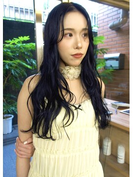 イェン(Yen.) ブルーブラック/ロングレイヤー