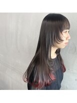 タグ(#tag)&nbsp;#顔周りウルフ×ワインレッド