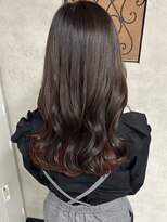 ルノン フィージュ(LUNON fieju)&nbsp;レッドカラー×ショコラブラウン　インナーカラー/ブリーチ/韓国