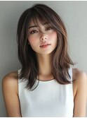 グレーベージュカーキベージュニュアンスカラー