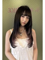 ユウハウスビジュー(YU HOUSE BIJOU) ミディアムレイヤー/ピンクインナー/ザクザクレイヤー