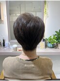 癖を活かしたボリュームショート☆髪質改善カラー