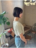 ショートカット丸みショート耳掛けハンサムショートひし形小顔