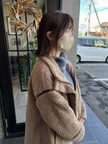 メゾン アヴァロ(Maison Avallo)&nbsp;インナーカラーの切りっぱなしボブ