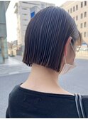 20代30代40代ストレートボブリップラインラベンダーベージュ