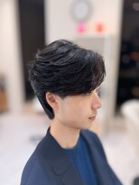 バース 梅田中崎町店(BIRTH)&nbsp;ニュアンスパーマセンターパートフェザーパーマ大阪パーマ