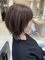 アッシュ 仙川店(Ash)&nbsp;30代40代50代ウルフレイヤーくせ毛ショートくびれクラゲヘア