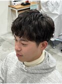 緩めシャドウパーマ
