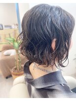 ラネーシェ(la.neche)&nbsp;ウェットなツヤ感  × パーマボブ