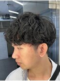 無造作シャドウパーマ