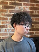 ミリオンバックス 神田店(Million Bucks)&nbsp;ツーブロ×ツイストスパイラルパーマ[神田/barber/ツイスパ]
