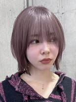 サンク 原宿 表参道(cinq)&nbsp;ピンクベージュラベンダーカラーラベンダーグレージュカラー韓国