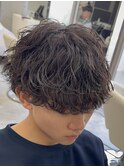 熊本メンズサロンシャドウパーマ波巻きパーマ波巻きスパイラル