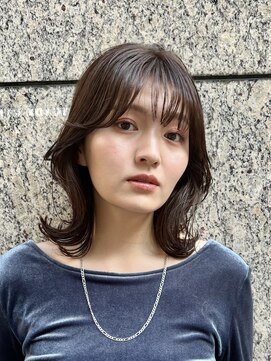 ビュートリアム265(BEAUTRIUM 265) #20代30代ミディアムレイヤーくびれヘアイルミナカラーベージュ