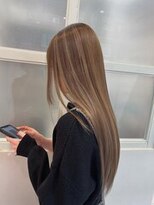 シェリアン 大井町(Chelien)&nbsp;オリジナルハイライト×ロングレイヤー×髪質改善トリートメント