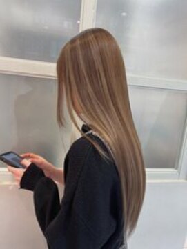 オリジナルハイライト×ロングレイヤー×髪質改善トリートメント