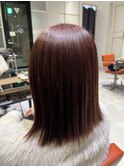 髪質改善ピンクベージュ