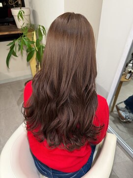 ツヤ感ブラウンカラー× リプター3stepトリートメント