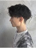 MEN’S HAIR/波巻きツイストスパイラル/リバースセンターパート