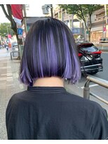 ペレ 原宿(PELE)&nbsp;ダブルカラー/ケアブリーチ/羽エクステ/原宿