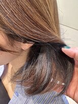 ケンジ 平塚 アネッタ(KENJE annetta)&nbsp;★インナーカラー×ブラウンブラック