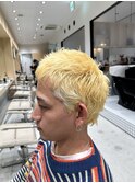 スパイキーショート/メンズカラー/似合わせカット/ブロンド
