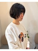 20代、30代ミニボブ×ボブパーマイメチェン