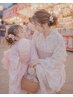 親子浴衣フェア!大人着付けヘアセット+お子様ヘアアレンジ、着付け無料¥7150