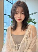 大人くびれミディアムヘアー