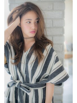 カノン(canon) 【canon】大人かわいい☆メルトカラーアッシュの抜け感ロング☆