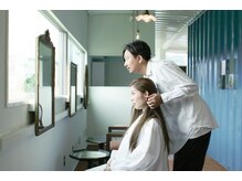 丁寧なカウンセリングで、あなたが本当に求めていたヘアに♪