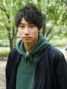 ベンケイ(HAIR AVENUE benkei) 【ツーブロックなし】エアリーメンズウルフ