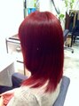 アグ ヘアー エクラ 津志田店(Agu hair eclat) ブリーチをしてからピンクでカラー。