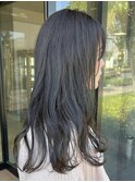暗髪でも透明感(^^)
