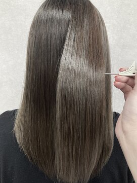 ローカス(Locus) 髪質改善トリートメント/アッシュグレージュ/艶カラー