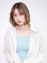 バサ 保谷店(BASSA)&nbsp;☆大人可愛いミルクティー×ナチュラルボブ☆［保谷］