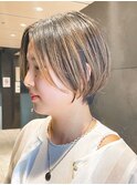 前髪なしショート 大場猛