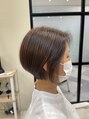 エマ ときわ台店(emma)&nbsp;似合わせショートボブ。素敵と褒められるヘアにしたい方はぜひ！