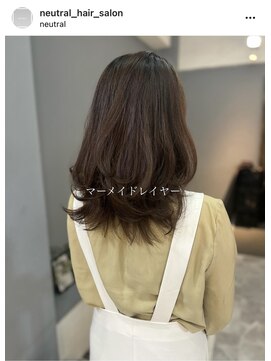 ニュートラル(neutral) 【neutral】マーメイドレイヤーカット