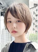 似合わせカット　横顔美人　くせ毛ショート　大場猛